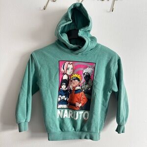 H&M Teal Graphic Hoodie